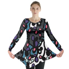 Elegant Pattern Long Sleeve Tunic  by Valentinaart