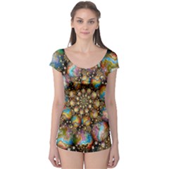 Marbled Spheres Spiral Boyleg Leotard  by WolfepawFractals