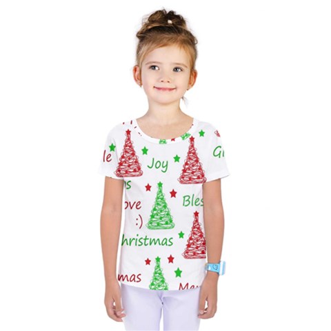 New Year Pattern Kids  One Piece Tee by Valentinaart