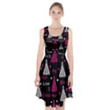 New Year pattern - magenta Racerback Midi Dress View1