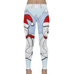 Polar Bear Classic Yoga Leggings by Valentinaart