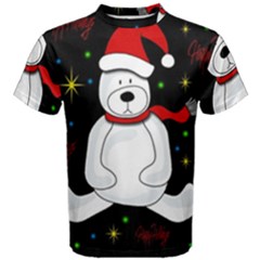 Polar Bear - Xmas Design Men s Cotton Tee by Valentinaart