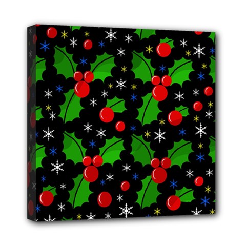 Xmas Magical Pattern Mini Canvas 8  X 8  by Valentinaart