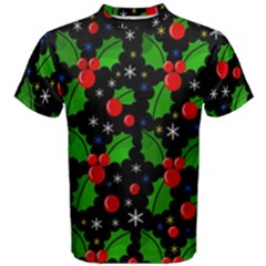 Xmas Magical Pattern Men s Cotton Tee by Valentinaart