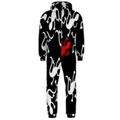 Red Lizard Hooded Jumpsuit (men)  by Valentinaart