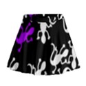 Purple lizard  Mini Flare Skirt View1