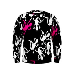 Magenta Lizard Kids  Sweatshirt