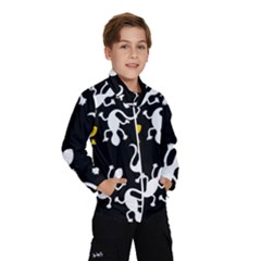 Yellow Lizard Pattern Wind Breaker (kids)