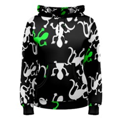 Green Lizards  Women s Pullover Hoodie