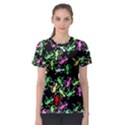 Playful lizards pattern Women s Sport Mesh Tee View1