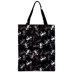 Gray Lizards Zipper Classic Tote Bag by Valentinaart