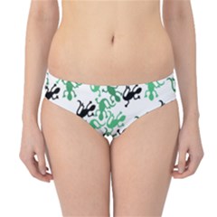 Lizards Pattern - Green Hipster Bikini Bottoms by Valentinaart