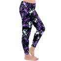 Purple lizards pattern Classic Winter Leggings View3