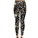 Floral Skulls With Sugar On Leggings  View2