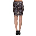 Floral Skulls With Sugar On Bodycon Skirt View2