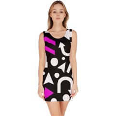 Right Direction - Magenta Sleeveless Bodycon Dress by Valentinaart