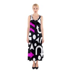 Right Direction - Magenta Sleeveless Maxi Dress by Valentinaart