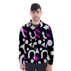 Right Direction - Magenta Wind Breaker (men) by Valentinaart