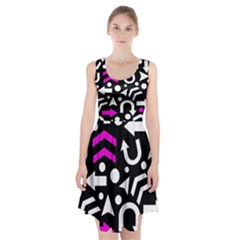 Right Direction - Magenta Racerback Midi Dress by Valentinaart