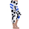 Blue right direction Capri Winter Leggings  View3