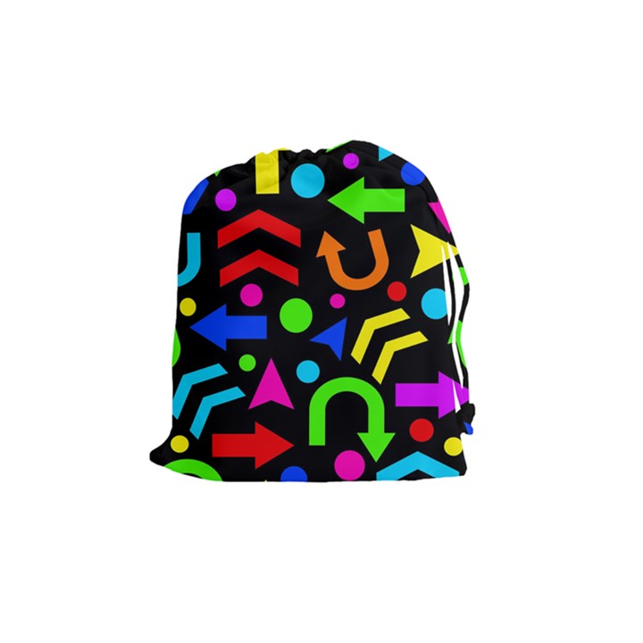 Right direction - Colorful Drawstring Pouches (Medium) 