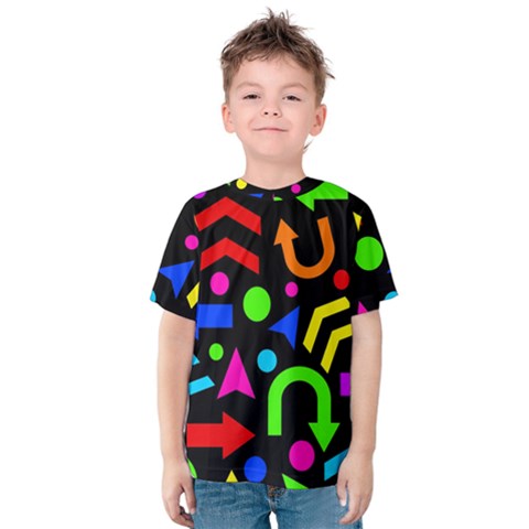 Right Direction - Colorful Kids  Cotton Tee by Valentinaart