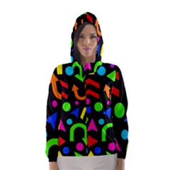 Right Direction - Colorful Hooded Wind Breaker (women) by Valentinaart