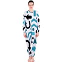 Cyan direction pattern OnePiece Jumpsuit (Ladies)  View1