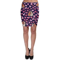 Crazy Cat Love Bodycon Skirt by BubbSnugg