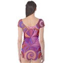 Candy Abstract Pink, Purple, Orange Boyleg Leotard  View2