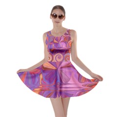 Candy Abstract Pink, Purple, Orange Skater Dress