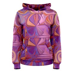 Candy Abstract Pink, Purple, Orange Women s Pullover Hoodie