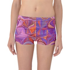 Candy Abstract Pink, Purple, Orange Boyleg Bikini Bottoms