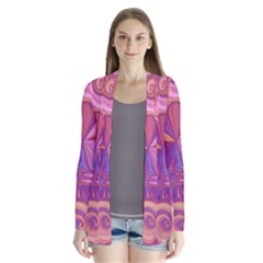 Candy Abstract Pink, Purple, Orange Cardigans by digitaldivadesigns