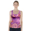 Candy Abstract Pink, Purple, Orange Racer Back Sports Top View1