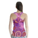 Candy Abstract Pink, Purple, Orange Racer Back Sports Top View2