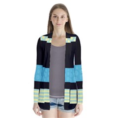 Blue Collage Cardigans by Valentinaart