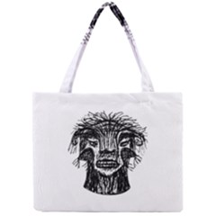 Fantasy Monster Head Drawing Mini Tote Bag by dflcprints