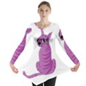 Purple cat Long Sleeve Tunic  View1