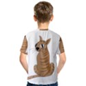 Brown cat Kids  Sport Mesh Tee View2