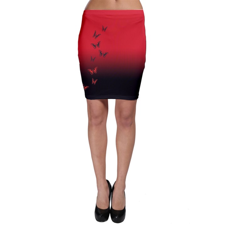 LEPIDOPTERAN Bodycon Skirt