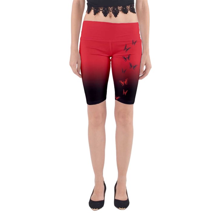 LEPIDOPTERAN Yoga Cropped Leggings