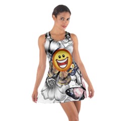 Your Happy Face Cotton Racerback Dress