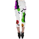 Colorful abstract cats Capri Leggings  View2