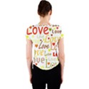 Valentine s day pattern Crew Neck Crop Top View2