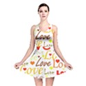 Valentine s day pattern Reversible Skater Dress View1