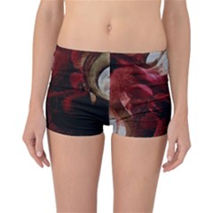 Dark Red Candlelight Candles Reversible Bikini Bottoms by yoursparklingshop