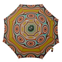 Oval Circle Patterns Hook Handle Umbrellas (large)