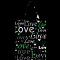 Green Valentine s day pattern Zipper Classic Tote Bag View2