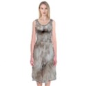 Down Comforter Feathers Goose Duck Feather Photography Midi Sleeveless Dress View1